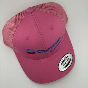Pink Mesh Snapback Hat